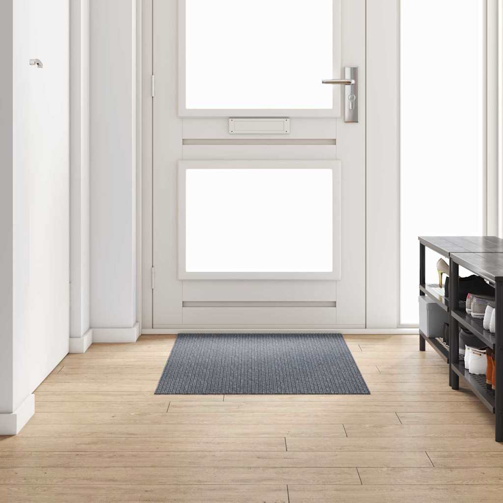 Vidaxl tapijt loper grijs 80 x 150 cm stof
