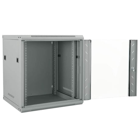 Vidaxl netwerk kabinet met opslag grijs 53 x 60 x 60 cm staal