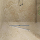 Vidaxl 360° doucheafvoer met slank model zilver 60 cm