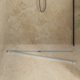 Vidaxl 360° doucheafvoer met slank model zilver 100 cm