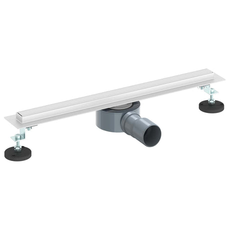 Vidaxl 360° doucheafvoer met slank model zilver 50 cm