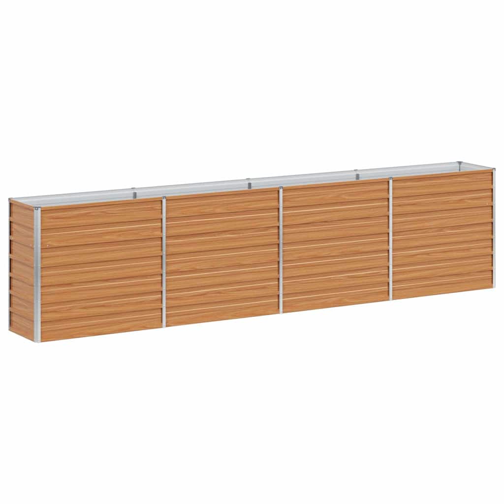 Vidaxl verhoogde plantenbak licht bruin 320 x 40 x 77 cm