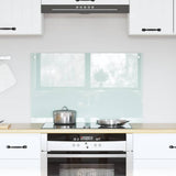 Vidaxl keuken achterwand wit 80 x 50 cm gehard glas