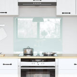 Vidaxl keuken achterwand wit 80 x 60 cm gehard glas