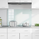Vidaxl keuken achterwand wit 90 x 60 cm gehard glas