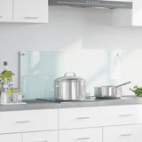 Vidaxl keuken achterwand wit 100 x 40 cm gehard glas