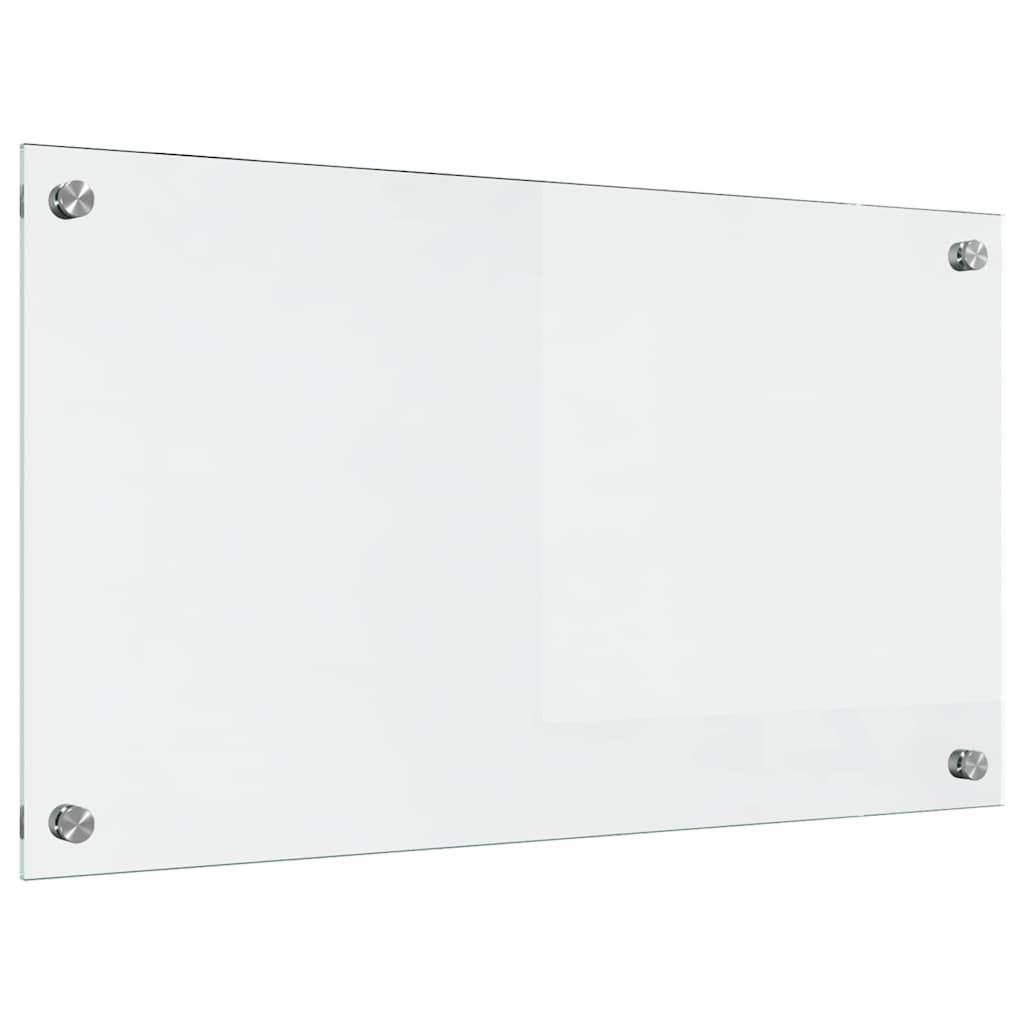 Vidaxl keuken achterwand doorzichtig 70 x 40 cm gehard glas