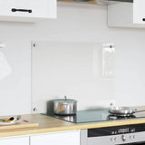 Vidaxl keuken achterwand doorzichtig 70 x 50 cm gehard glas