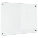 Vidaxl keuken achterwand doorzichtig 70 x 50 cm gehard glas