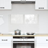 Vidaxl keuken achterwand doorzichtig 80 x 50 cm gehard glas