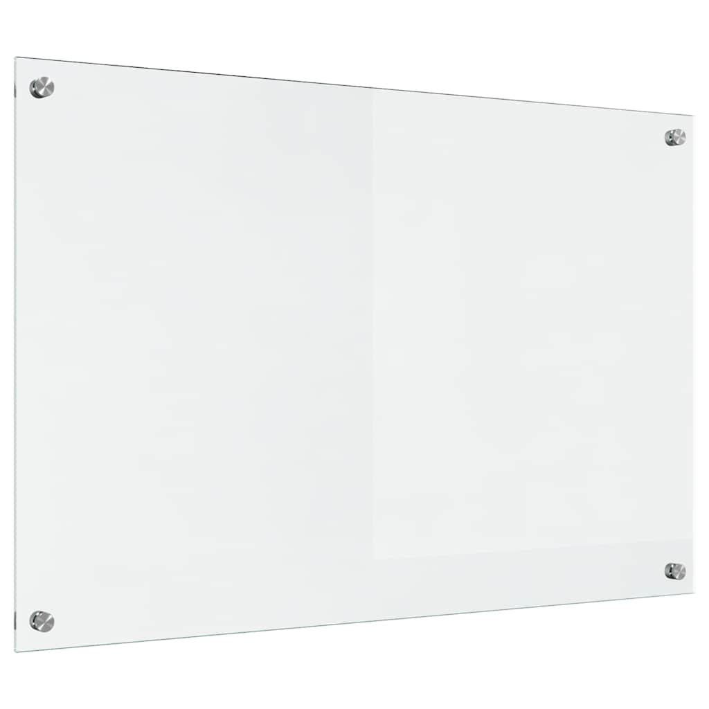 Vidaxl keuken achterwand doorzichtig 90 x 60 cm gehard glas