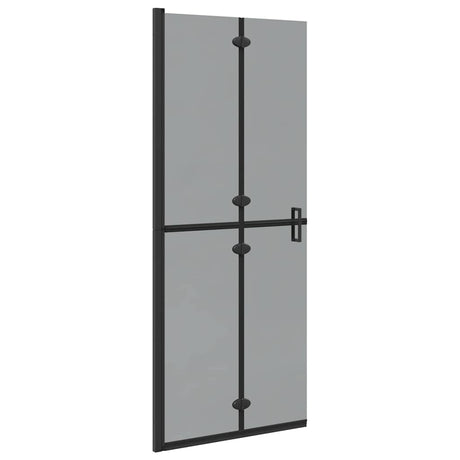 Vidaxl inloopdouchewand zwart 90 x 6.5 x 190 cm