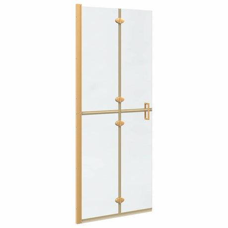 Vidaxl inloopdouchewand goud 90 x 6.5 x 190 cm