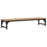 Vidaxl monitor stand artisan eiken 85 x 23 x 15,5 cm bewerkt hout