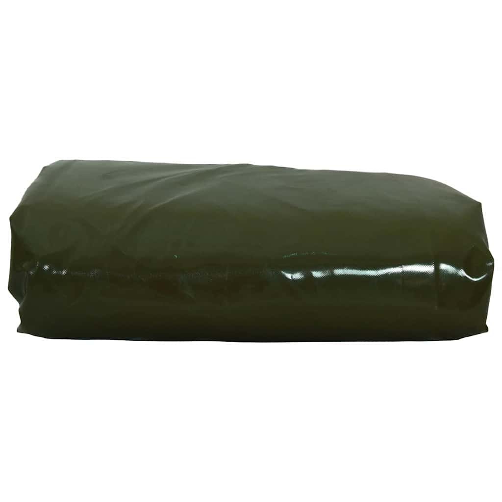 Vidaxl zeil 650g m² olijf groen 3 x 4 m canvas met pvc-coating