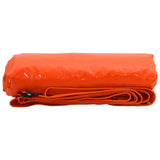 Vidaxl zeil 650g m² oranje 1,5 x 6 m canvas met pvc-coating
