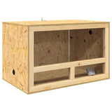 Vidaxl terrarium bruin 80 x 50 x 50 cm osb
