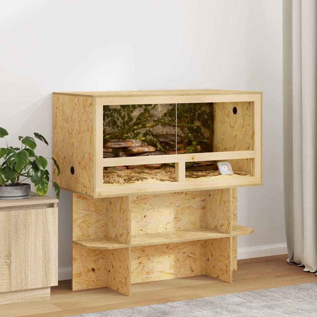 Vidaxl terrarium bruin 100 x 50 x 50 cm osb