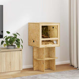 Vidaxl terrarium bruin 50 x 50 x 50 cm osb