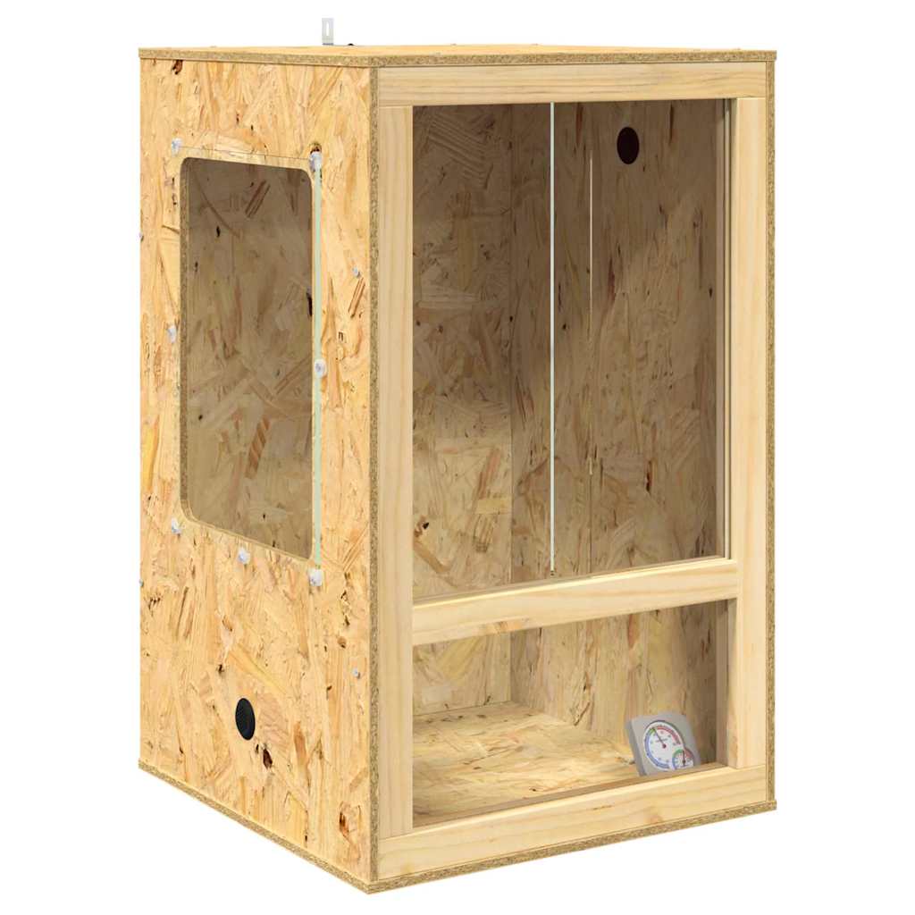 Vidaxl terrarium bruin 50 x 50 x 80 cm osb