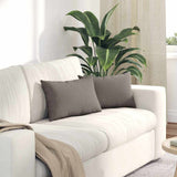 Vidaxl sofa kussens 2 pcs taupe 50 x 30 cm stof