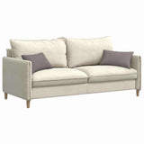 Vidaxl sofa kussens 2 pcs taupe 50 x 30 cm stof