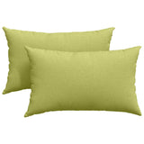Vidaxl sofa kussens 2 pcs lichtgroen 50 x 30 cm stof