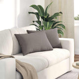 Vidaxl sofa kussens 2 pcs taupe 60 x 40 cm stof