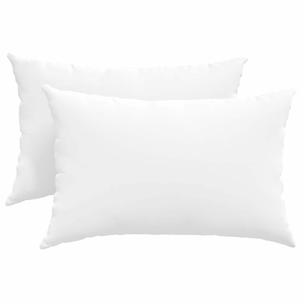 Vidaxl sofa kussens 2 pcs wit 60 x 40 cm stof
