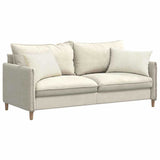 Vidaxl sofa kussens 2 stuks crème 60 x 40 cm cordstof