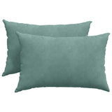 Vidaxl sofa kussens 2 stuks zeegroen 60 x 40 cm cordstof