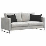 Vidaxl sofa kussens 2 stuks zwart 60 x 40 cm stof