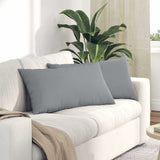 Vidaxl sofa kussens 2 pcs lichtgrijs 80 x 40 cm stof