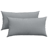 Vidaxl sofa kussens 2 pcs lichtgrijs 80 x 40 cm stof