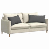 Vidaxl sofa kussens 2 pcs donkergrijs 80 x 40 cm stof