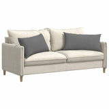 Vidaxl sofa kussens 2 stuks donkergrijs 80 x 40 cm stof