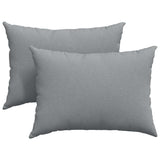 Vidaxl sofa kussens 2 pcs lichtgrijs 70 x 50 cm stof