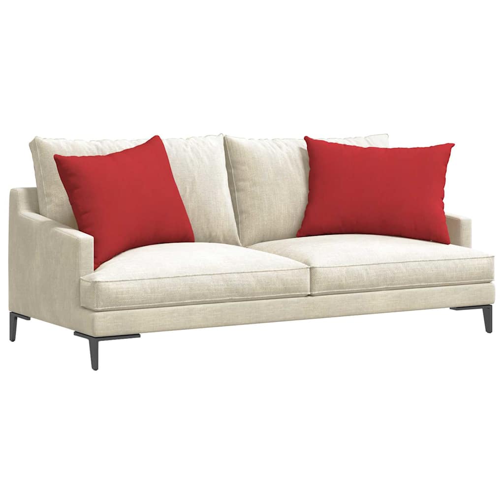 Vidaxl sofa kussens 2 pcs rood 70 x 50 cm stof