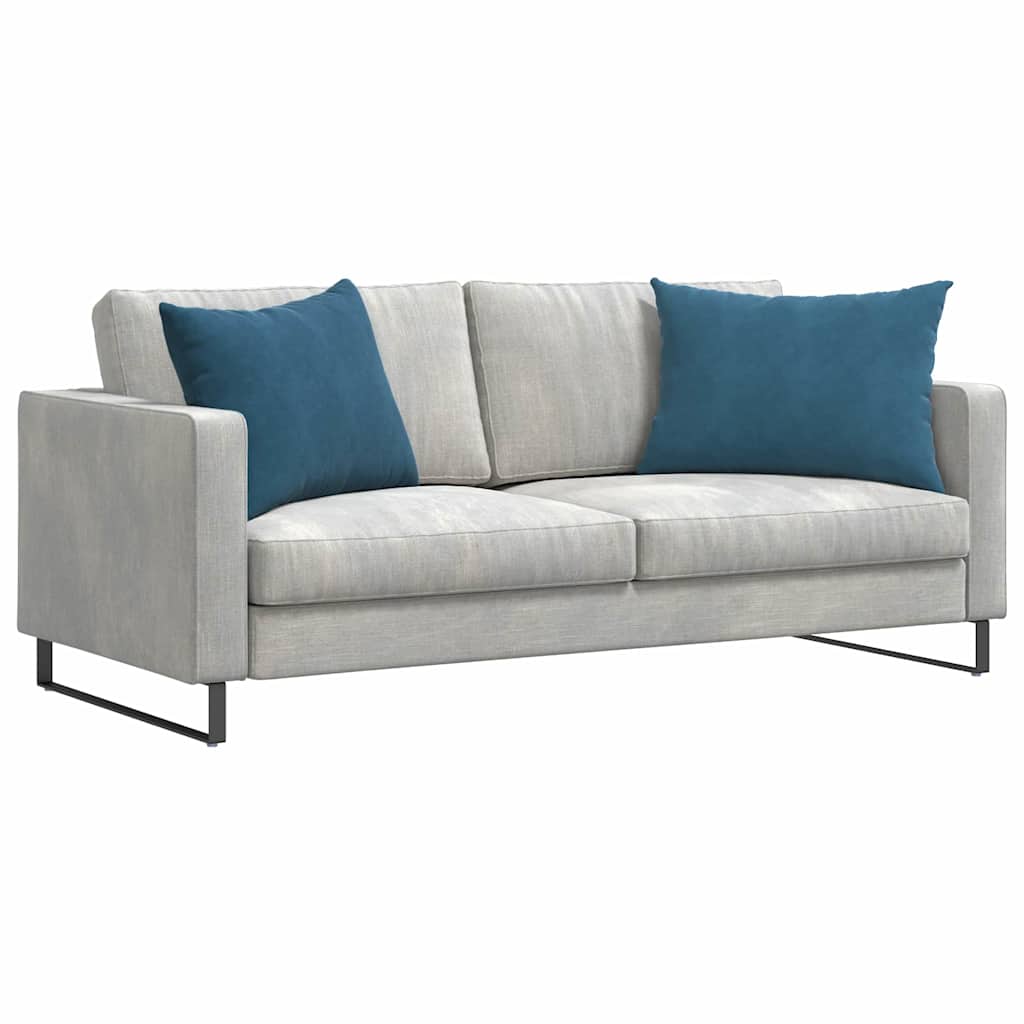 Vidaxl sofa kussens 2 stuks blauw 70 x 50 cm cordstof