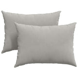 Vidaxl sofa kussens 2 stuks lichtgrijs 70 x 50 cm stof