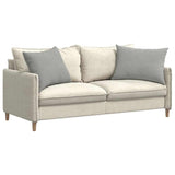 Vidaxl sofa kussens 2 stuks lichtgrijs 70 x 50 cm stof