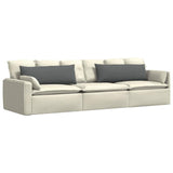 Vidaxl sofa kussens 2 pcs donkergrijs 120 x 40 cm stof