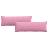 Vidaxl sofa kussens 2 pcs roze 120 x 40 cm stof