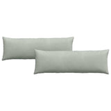 Vidaxl sofa kussens 2 stuks lichtgrijs 120 x 40 cm cordstof