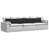 Vidaxl sofa kussens 2 pcs zwart 145 x 40 cm stof