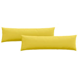 Vidaxl sofa kussens 2 pcs lichtgeel 145 x 40 cm stof