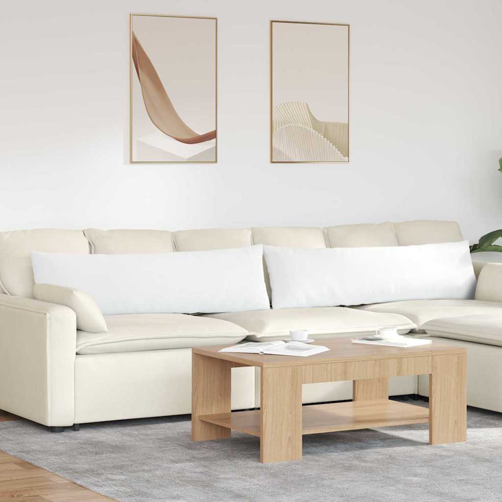 Vidaxl sofa kussens 2 pcs wit 145 x 40 cm stof