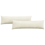 Vidaxl sofa kussens 2 stuks crème 145 x 40 cm cordstof