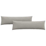 Vidaxl sofa kussens 2 stuks lichtgrijs 145 x 40 cm stof