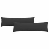 Vidaxl sofa kussens 2 stuks zwart 145 x 40 cm stof